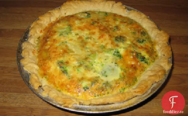 Quiche cu lămâie-broccoli