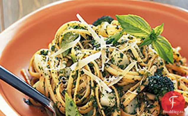 Paste cu Pesto, Broccoli și cartofi