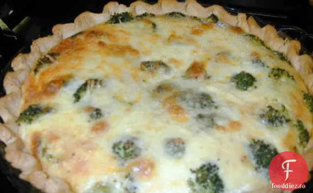 Cârnați italieni-Quiche de Broccoli