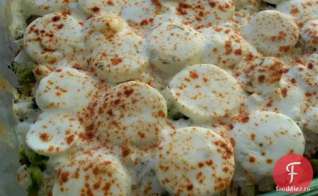 Caserola cu ouă și Broccoli