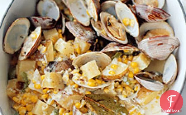 Sos De Chowder De Porumb Și Scoici