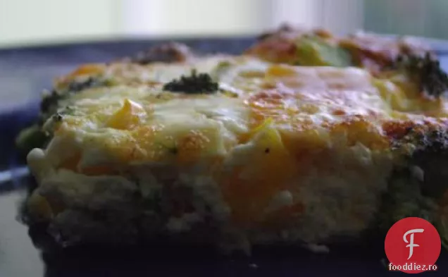 Lazy Day Brunch Caserola (Quiche Fără Crustă)