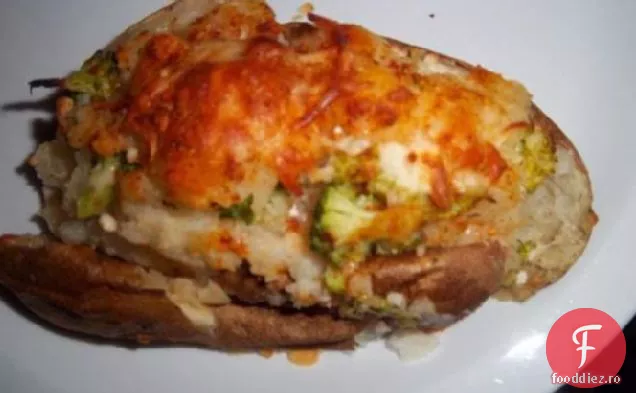 Broccoli & Ranch Cartofi Copți De Două Ori!