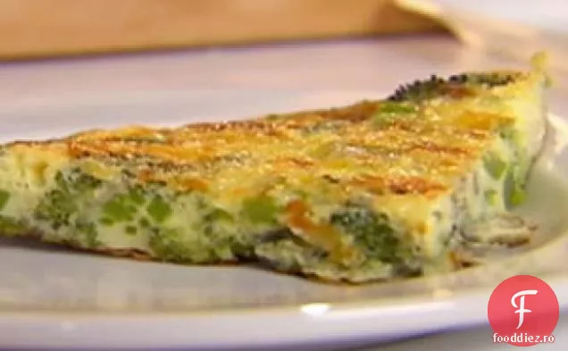 Broccoli și Cheddar Frittata