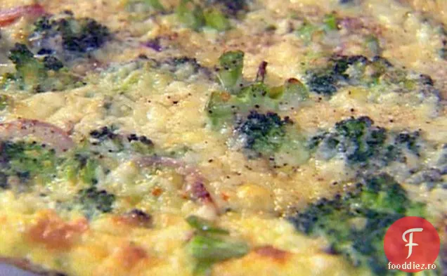 Broccoli și Cheddar Frittata