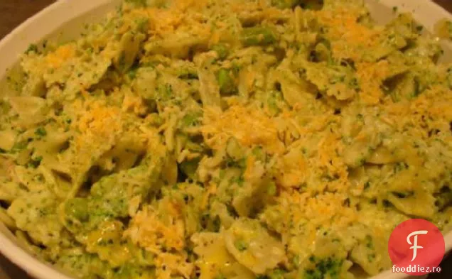Paste papion / legume verzi în sos de zară