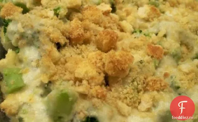 Broccoli La Cuptor Cu Sos De Brânză Albastră