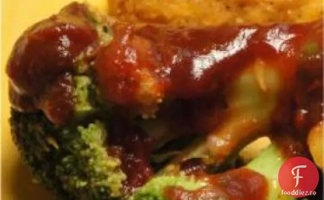 Broccoli cu var și ardei iute și o lovitură!