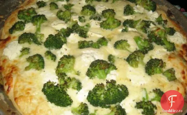 Patru Pizza Cu Broccoli Alb Cu Brânză (Ușor)