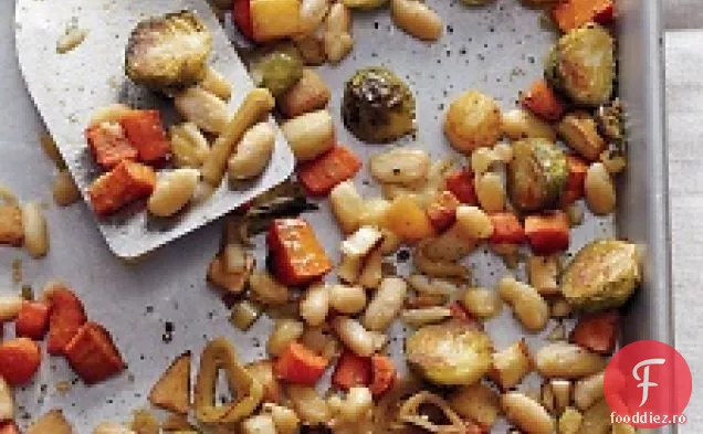 Legume Prăjite De Iarnă Cu Fasole Cannellini