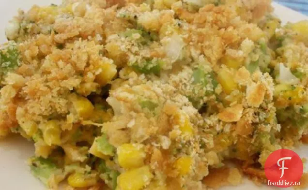 Caserola de porumb și Broccoli