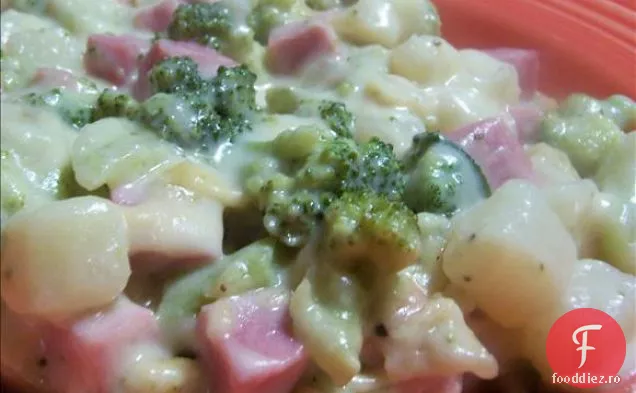 Broccoli și ceapă de perle cu glazură de Sherry