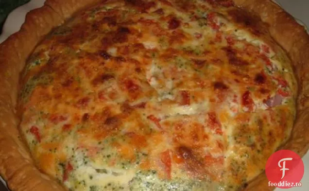 Quiche Cu Șuncă Și Broccoli