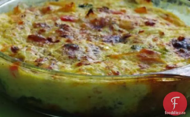 Quiche De Broccoli Fără Crustă