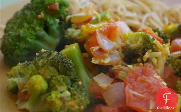 Broccoli Cu Firimituri De Usturoi Prăjite