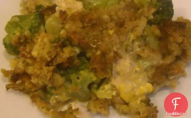 Brânză De Pui Și Broccoli Coace