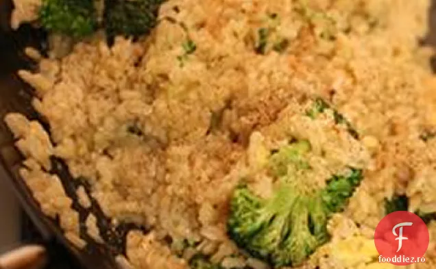 Broccoli și orez Se amestecă