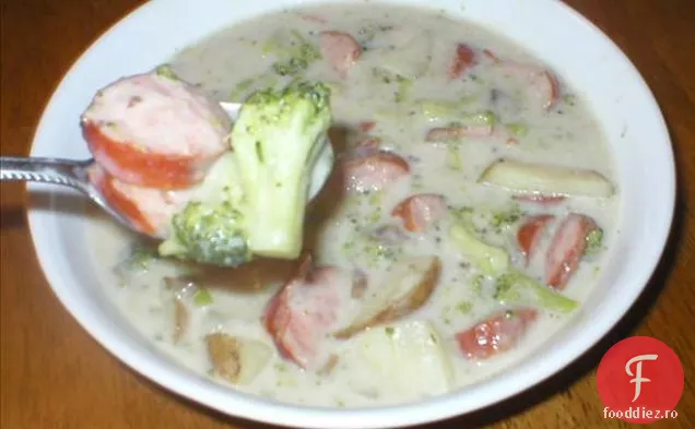 Broccoli și conopidă Terri gratinate