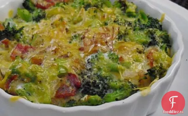 Broccoli Wicklewood și crustă de slănină mai puțin Quiche