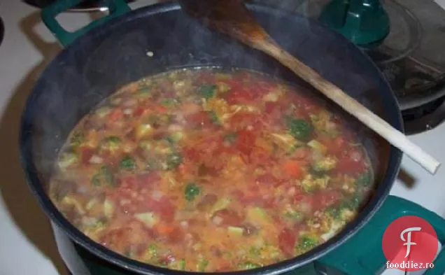 Tocană de fasole de orz și Cannellini