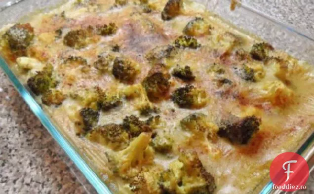 Caserola De Orez-Broccoli Cu Drojdie Nutritivă