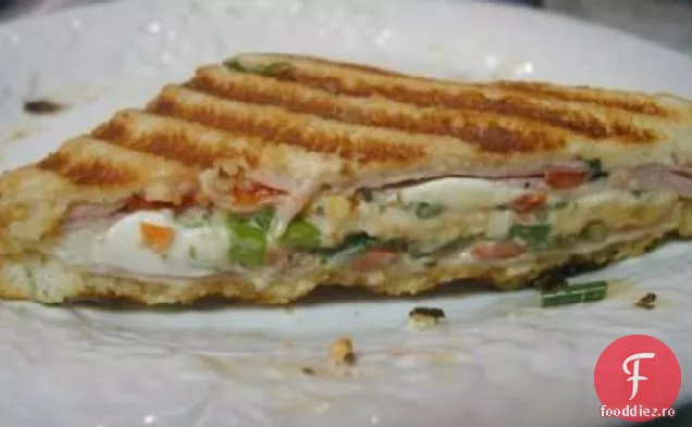 Homemade Italiano Caprese Panini