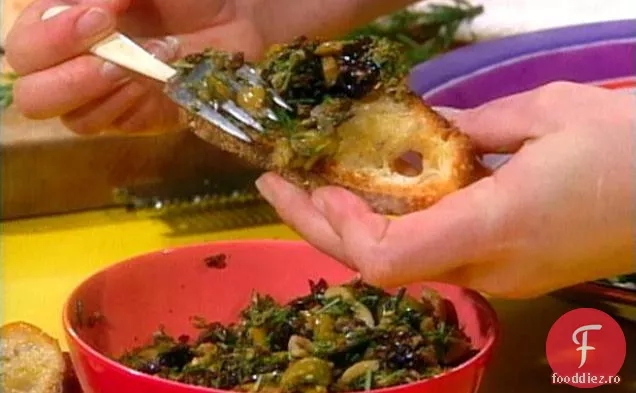 Crostini De Rozmarin De Măsline