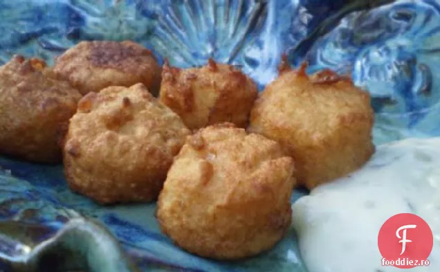 Queenies Bătute Cu Sos Tartar (Scoici Manx)
