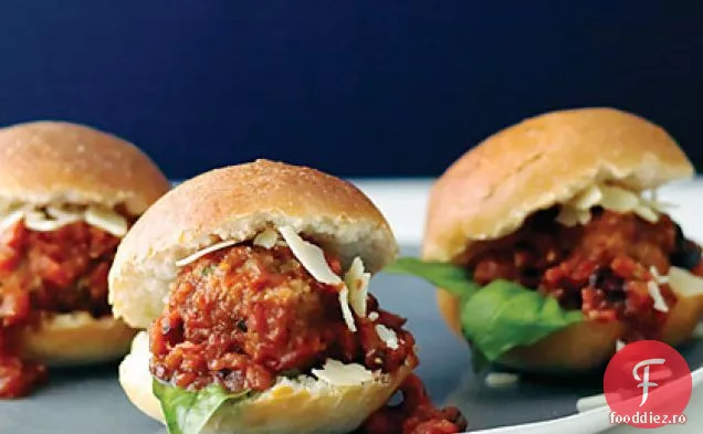 Puttanesca Meatball Sliders