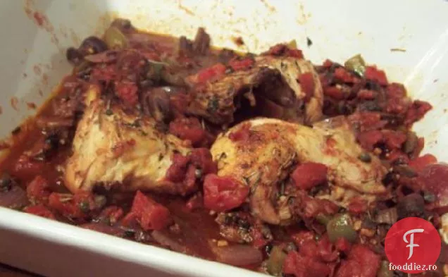 Pui Prăjit Cacciatore