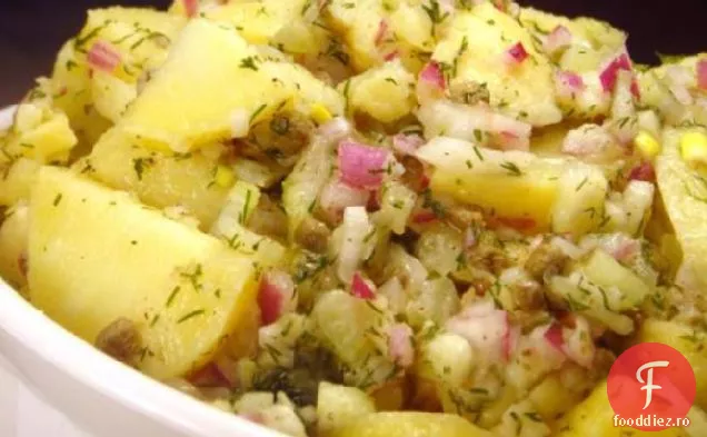 Salată De Cartofi Cu Vinetă De Lămâie-Mărar