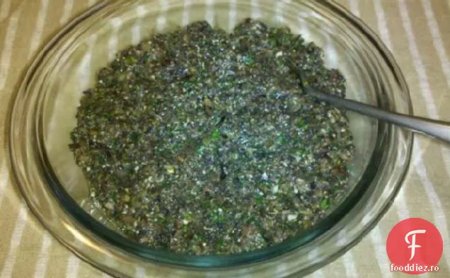 Kalamata și tapenada de smochine