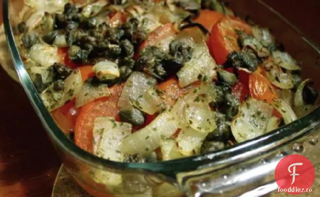 Pește Și Roșii Ușoare Și Gustoase