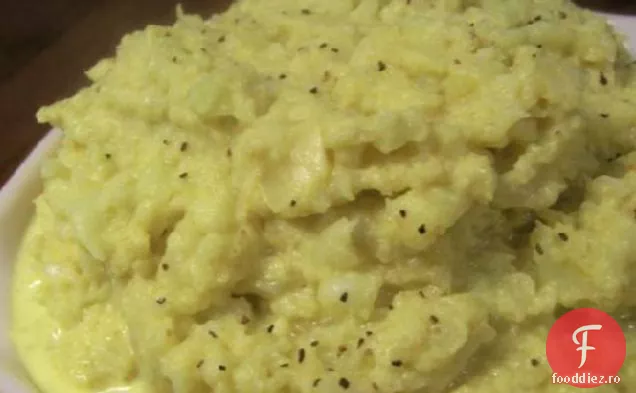 Piure De Conopidă Curry Cu Șalotă