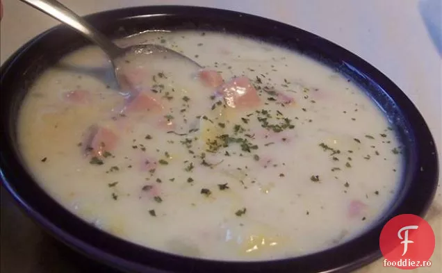 Supă De Conopidă-Șuncă
