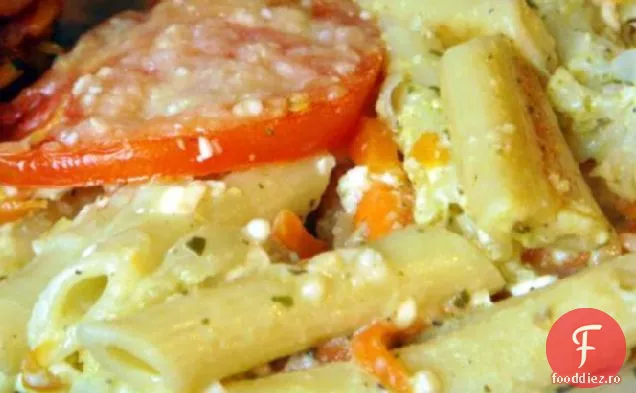 Gratin de paste cu Pesto și legume