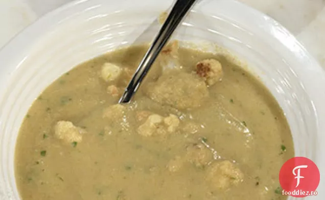 Supă De Conopidă Prăjită Cu Curry