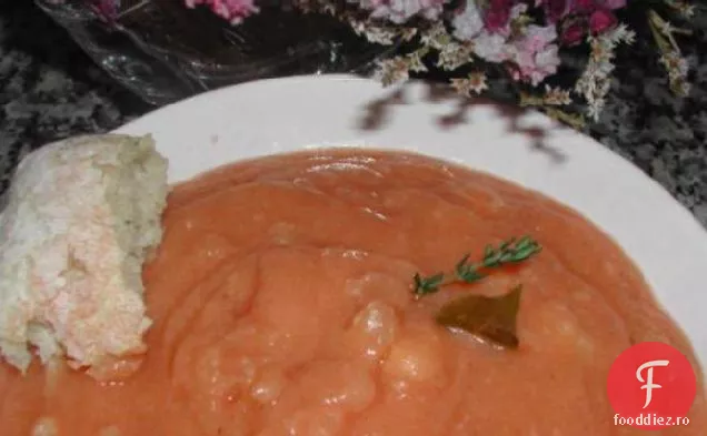 Supă de conopidă și cartofi (vegană)