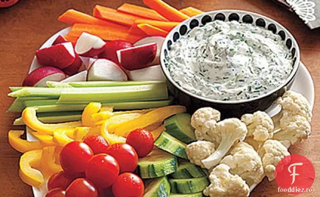 Buttermilk-Dip de plante cu Crudit 6s