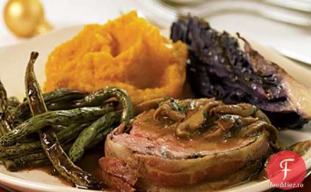 Varză roșie la grătar cu cremă de usturoi