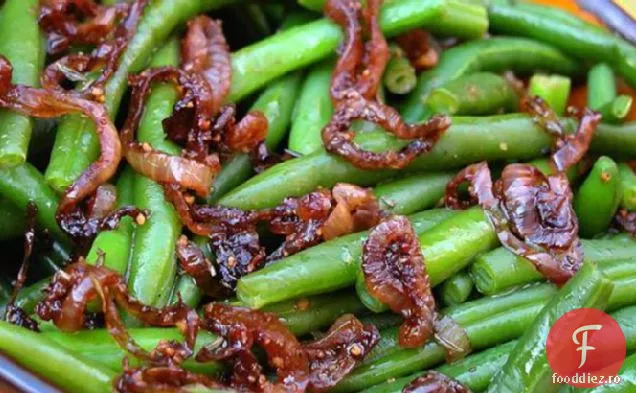 Fasole Verde Cu Unt Caramelizat-Șalotă
