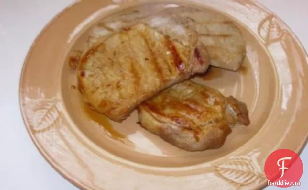 Cotlete De Porc Glazurate Cu Miere-Soia
