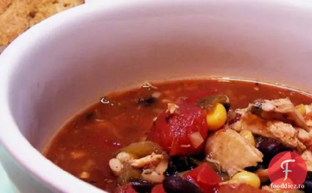 Chili de pui și orz