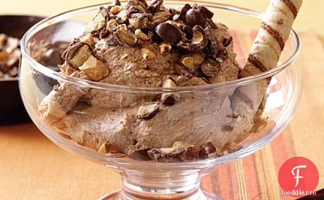 Mousse De Unt De Arahide Cu Ciocolată Cu Lapte