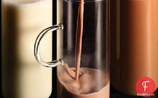 Ciocolată cu lapte și unt de arahide cacao fierbinte