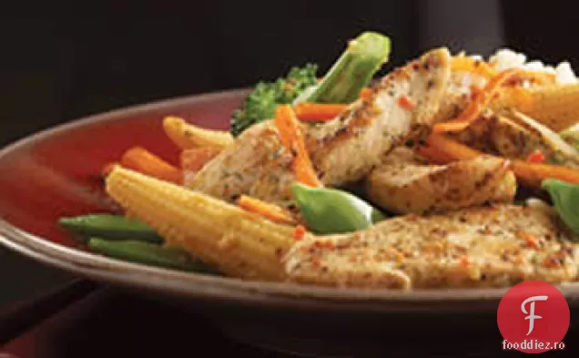 Pui Se Amestecă Fry