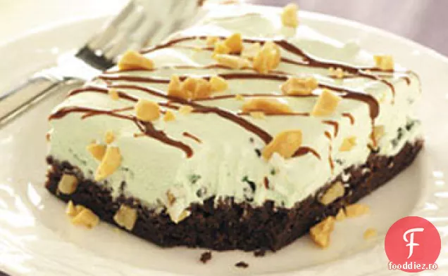 Mint Sundae Brownie Squares Rețetă