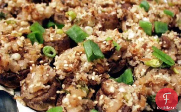 Ciuperci Umplute Panko-Stil Asiatic