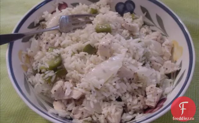 Orez grecesc cu lămâie și mărar cu Feta (aragaz pentru orez)