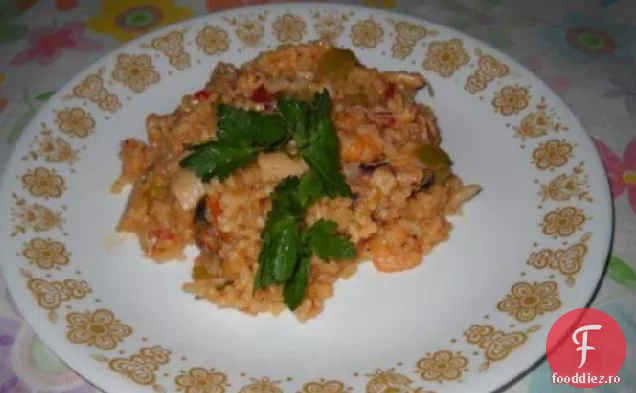Portugheză Arroz Con Mariscos-fructe de mare și orez